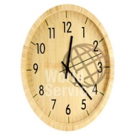Reloj de Pared de Bamboo